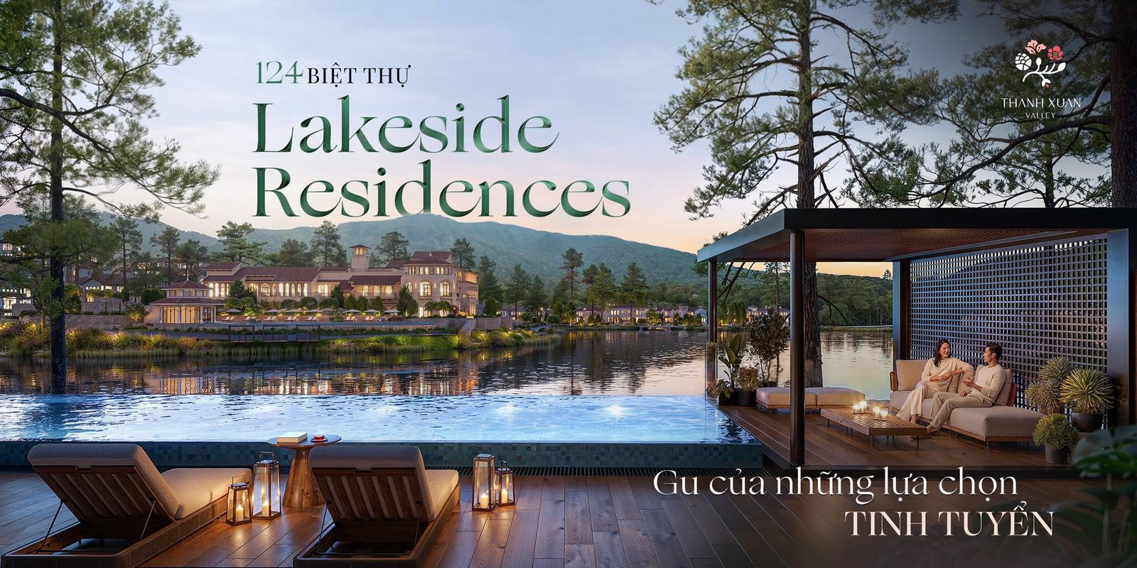 Biệt thự Thanh Xuan Valley — Lakeside Residences nhìn ra hồ Thiều Quang