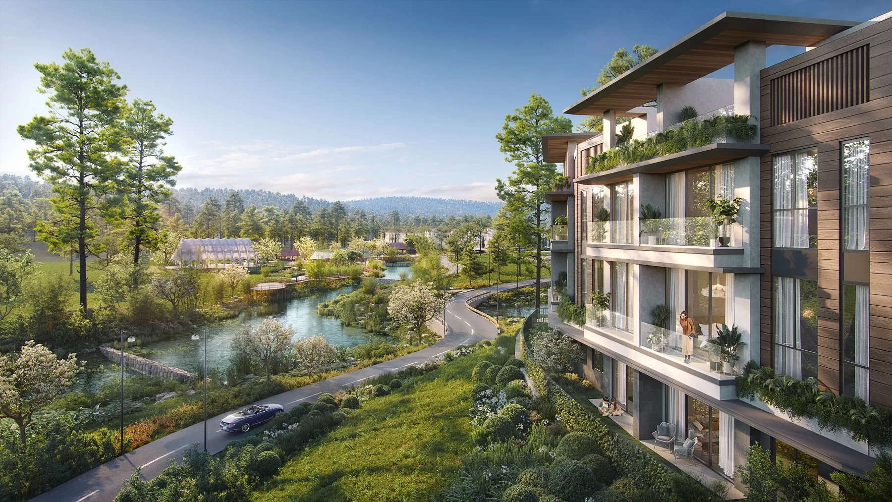 Phối cảnh biệt thự Spring Residences tại Thanh Xuan Valley