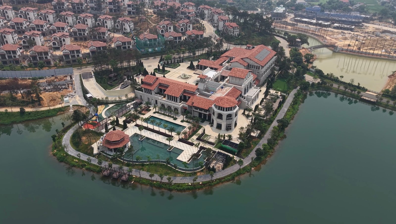 Phối cảnh tổ hợp tiện ích clubhouse và nghỉ dưỡng tại dự án Thanh Xuân Valley gần phân khu Camellia Residences
